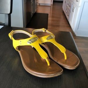 Michael Kors Yellow Sandals